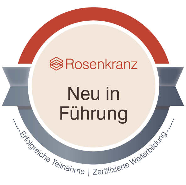 Rosenkranz Digital Badge Neu in F&uuml;hrung